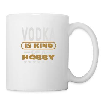 LA VODKA EST UNE SORTE DE PASSE-TEMPS - Mug blanc - blanc - Droite