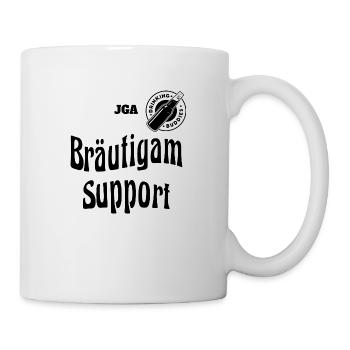 BRÄUTIGAM SUPPORT - Tasse - Weiß - Rechts