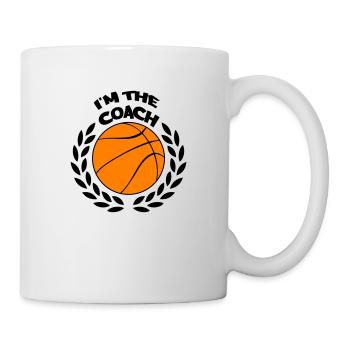 Le basketball chez The Coach - Mug blanc - blanc - Droite