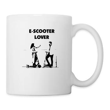 E-Scooter E-Roller Scooter - Mug blanc - blanc - Droite