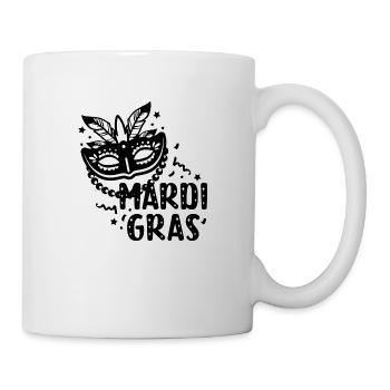 Karneval - Tasse - Weiß - Rechts