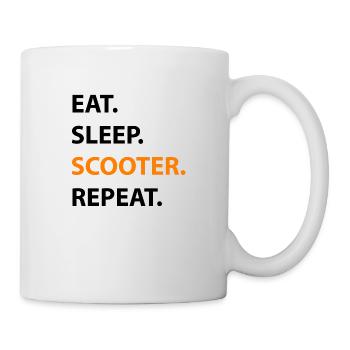 E-Scooter E-Roller Scooter - Mug blanc - blanc - Droite