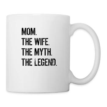 Maman la légende Cadeau noir - Mug blanc - blanc - Droite