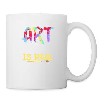 Art Education The Struggle Is Real Art Teacher Pro - Mug - white - Right