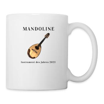 Mandoline Instrument des Jahres (deutsche Mand.) - Tasse - Weiß - Rechts