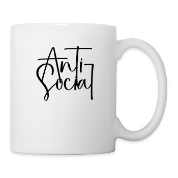 Anti-social - Mug - white - Right