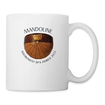 Mandoline Instrument des Jahres - Muschel - Tasse - Weiß - Rechts