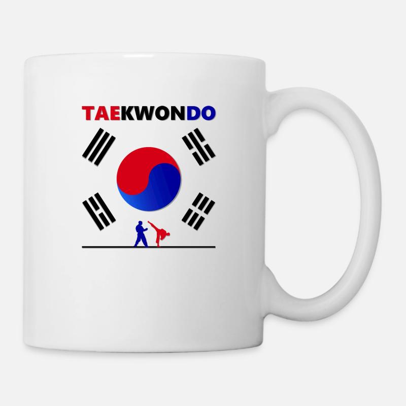 Taekwondo - Mug blanc - blanc