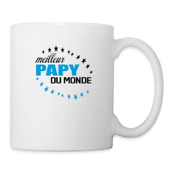 Meilleur Papy Du Monde - Mug blanc - blanc - Droite