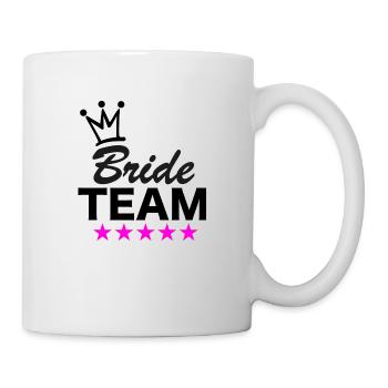 Team Braut - Tasse - Weiß - Rechts