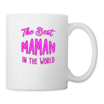 the best of maman in the world cadeau - Mug blanc - blanc - Droite