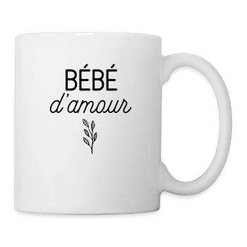 Bébé d'amour - Mug blanc - blanc - Droite
