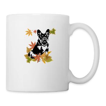 Frenchi - Französische Bulldogge - Tasse - Weiß - Rechts