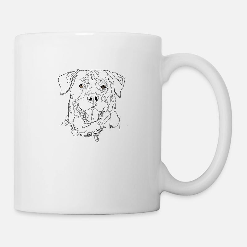 Rottweiler - Tasse - Weiß