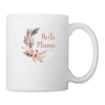 beste Mama - Tasse - Weiß - Rechts