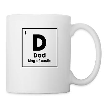 SUPER PAPA JOUR - Mug blanc - blanc - Droite