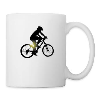 Marathon Triathlon Running Jogging Biking Cycling - Mug - white - Right