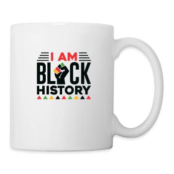 Ich bin schwarz Geschichte - Tasse - Weiß - Rechts
