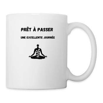 Positive T-shirt - Mug blanc - blanc - Droite