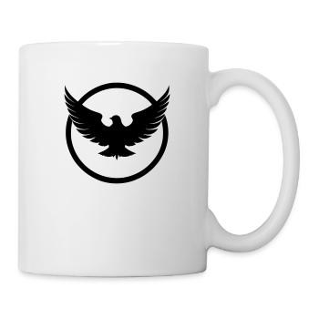 Vogel Flügel Vögel Silhouette Natur Vektor 3 - Tasse - Weiß - Rechts