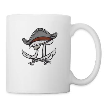 pi rates pirates - Mug - white - Right