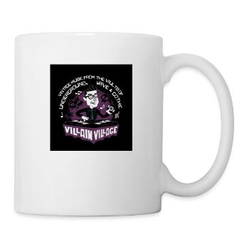 villains village logo Tie - Tasse - Weiß - Rechts