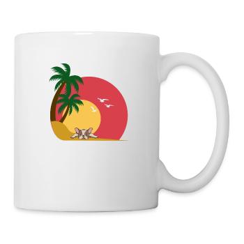 Ready for a holiday - Mug - white - Right