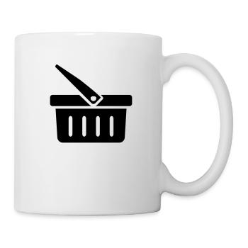 Panier d’achat | Panier - Mug blanc - blanc - Droite