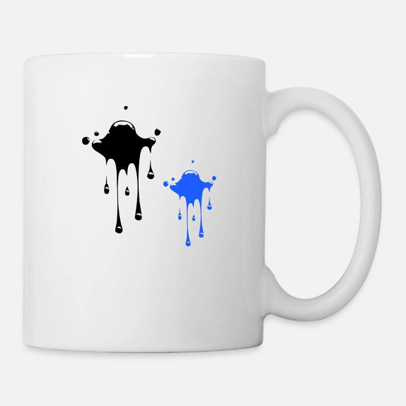 Fleck Klecks - Tasse - Weiß