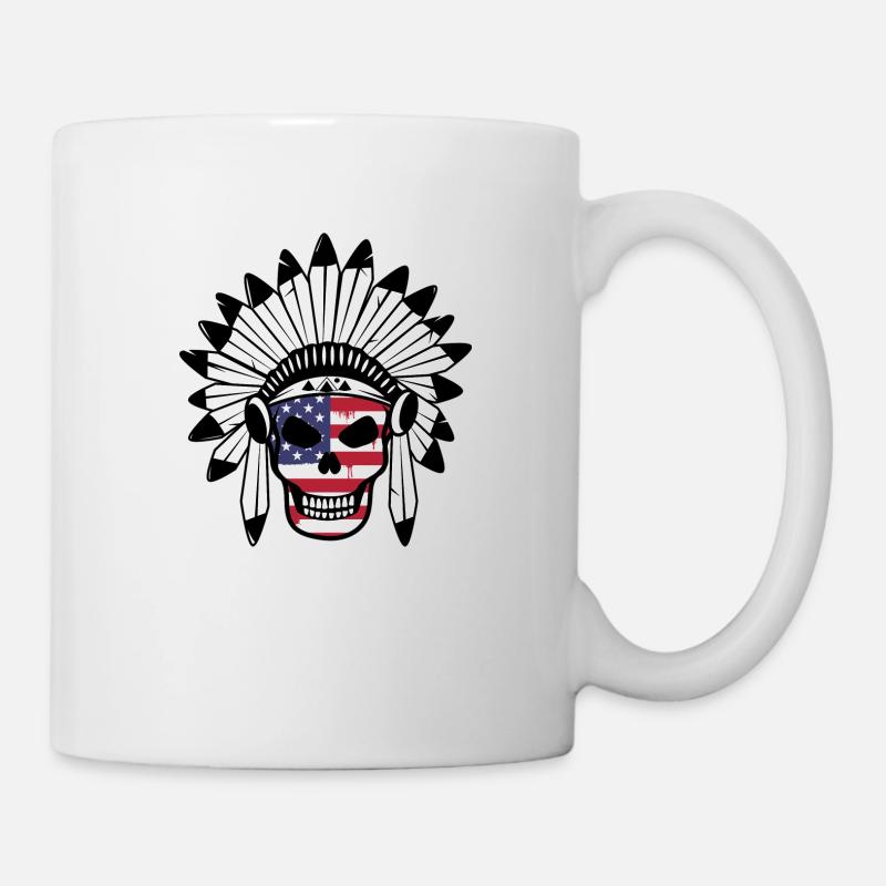 FIRST NATION TO USA - Mug blanc - blanc