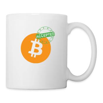 Bitcoin Accepted - Mug - white - Right