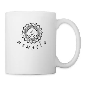 Namaste & Chill - Mug blanc - blanc - Droite