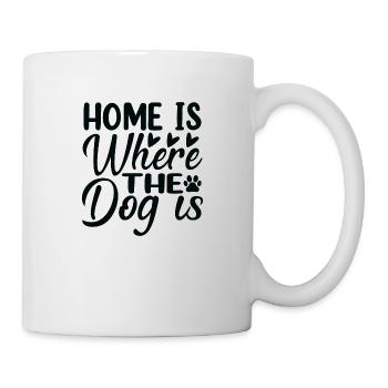 Home Is Where The Dog Is - Mug - white - Right
