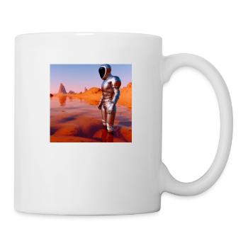 Diver on Mars - Tasse - Weiß - Rechts