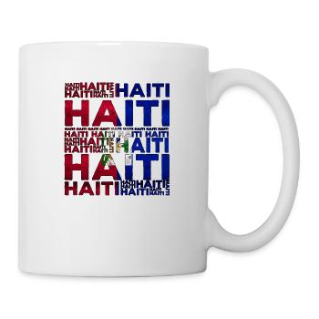 Haiti Haitian Flagge Stolz Kreolisch I Geschenk - Tasse - Weiß - Rechts