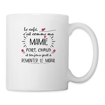 idée cadeau original pour la fête des grands mères - Mug blanc - blanc - Droite
