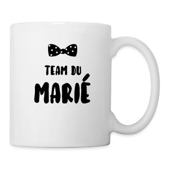 Team du marié - Mug blanc - blanc - Droite