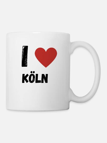 I Love Köln - Tasse - Weiß