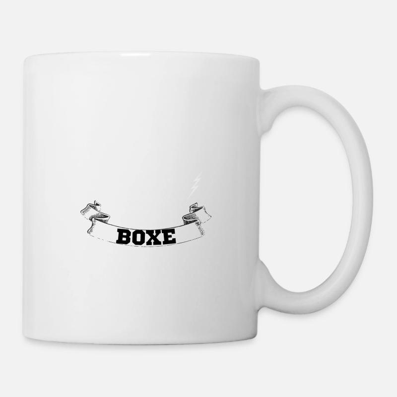 JE PEUX PAS J'AI BOXE - Mug blanc - blanc