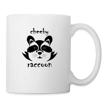 Cheeky raccoon - Mug - white - Right
