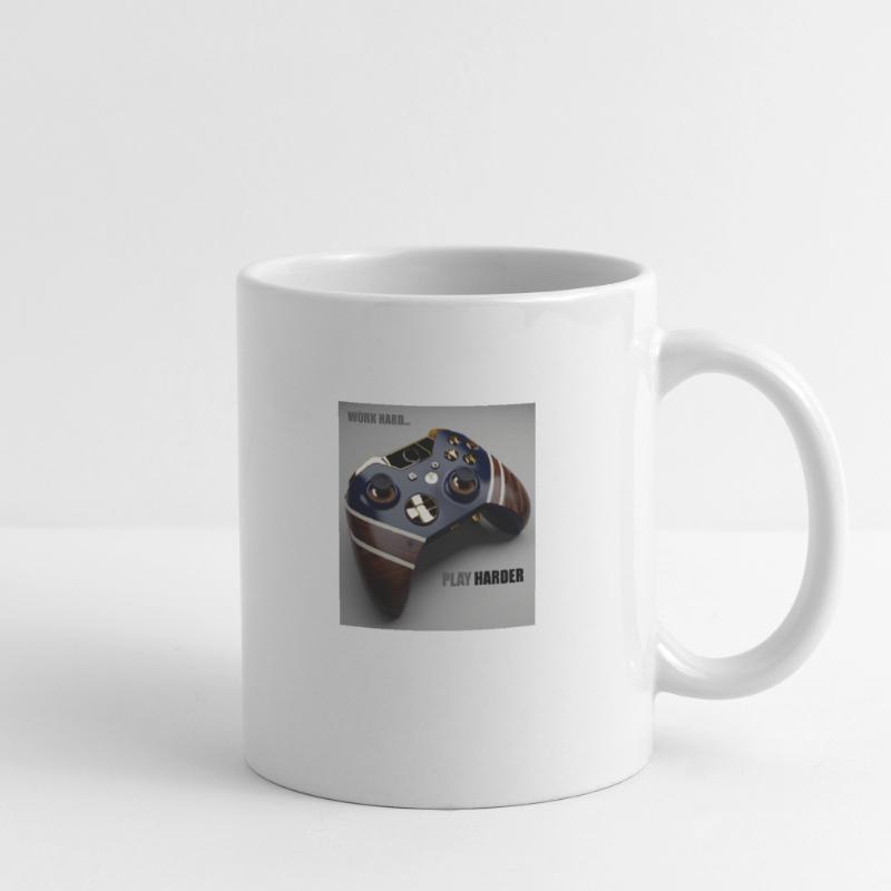 Game Controller Work Hard Gift Mug