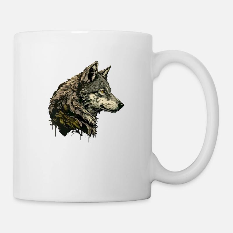 The Gray Wolf - Mug - white