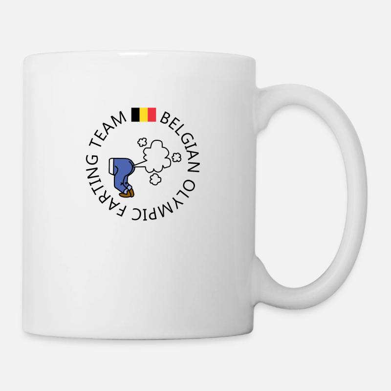 Belgisches Furzteam - Tasse - Weiß
