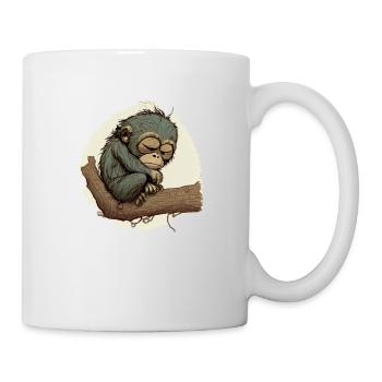 La sieste de Biki - Mug blanc - blanc - Droite