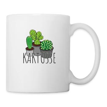 Kaktusse - Tasse - Weiß - Rechts