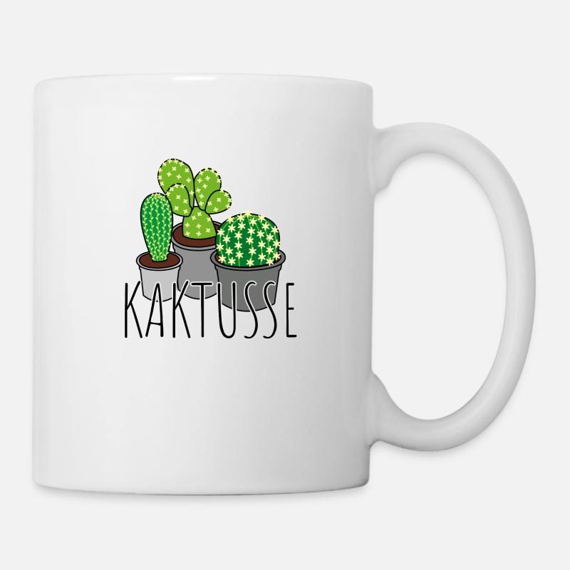 Kaktusse - Tasse - Weiß