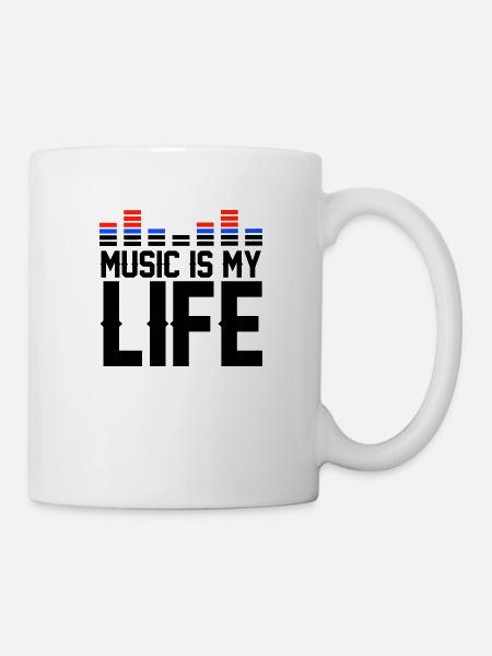 Music is my Life - Mug - white
