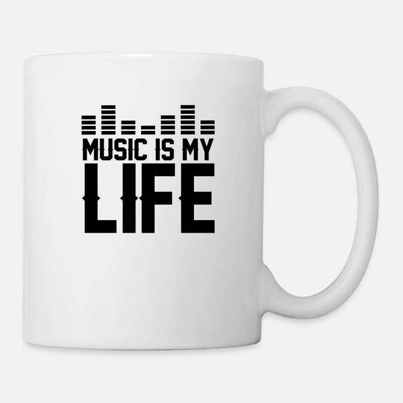 La musique, c’est ma vie - Mug blanc - blanc