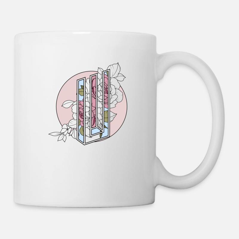 Rosafarbener Junge - Tasse - Weiß