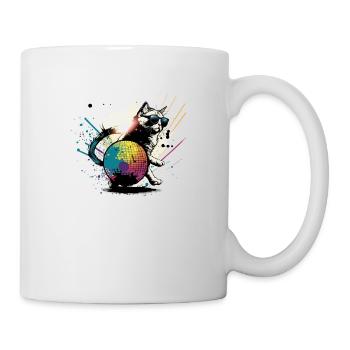 Feline groovy - Mug blanc - blanc - Droite
